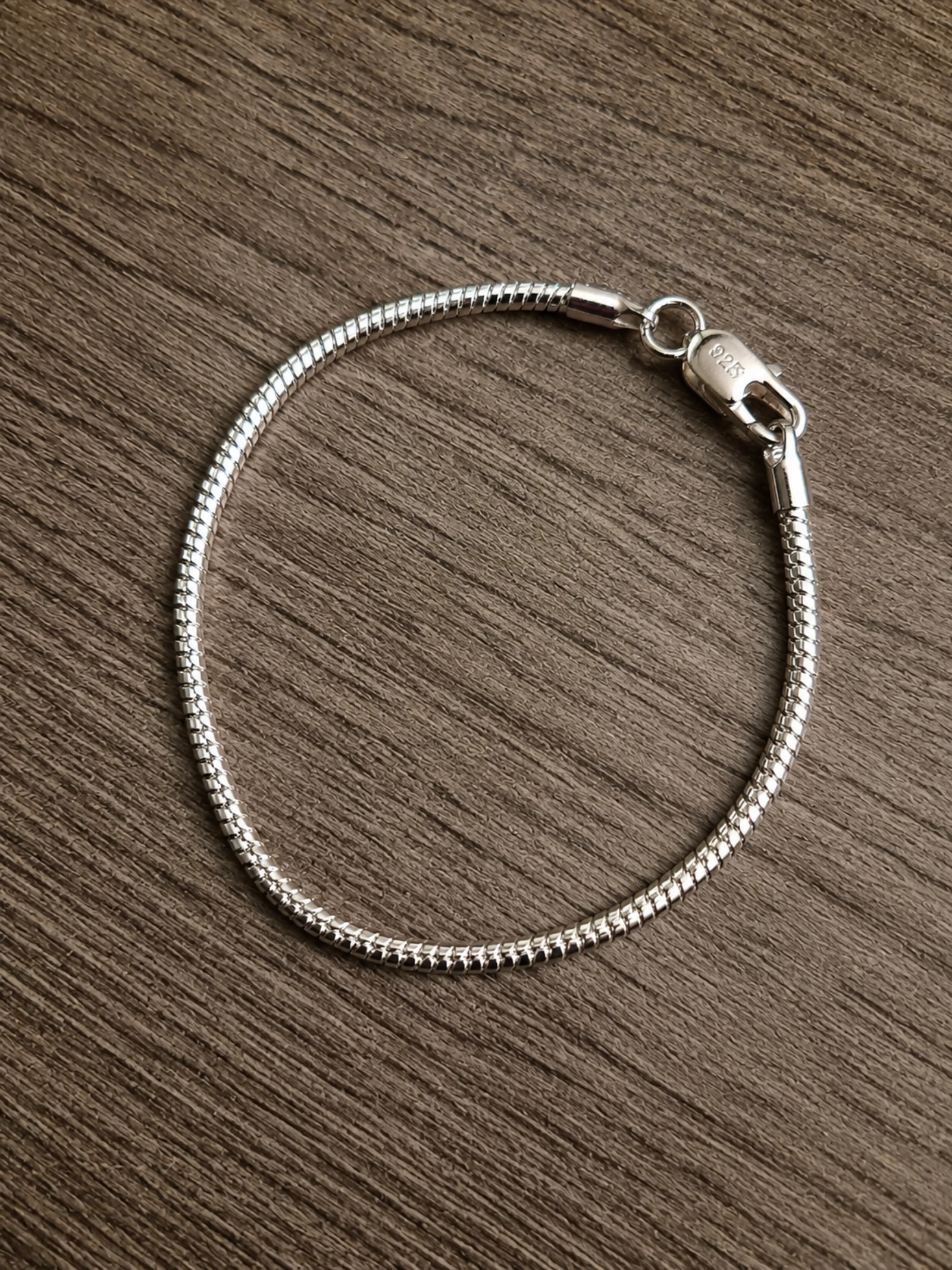Bracelet en argent 925 neuf 18 cm